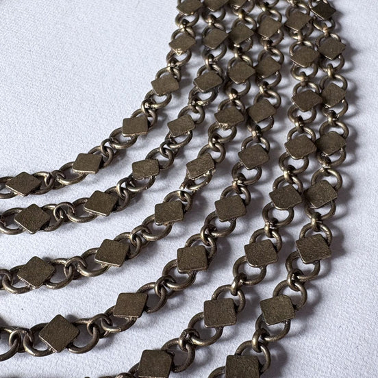 Gold Diamond Layered Necklace