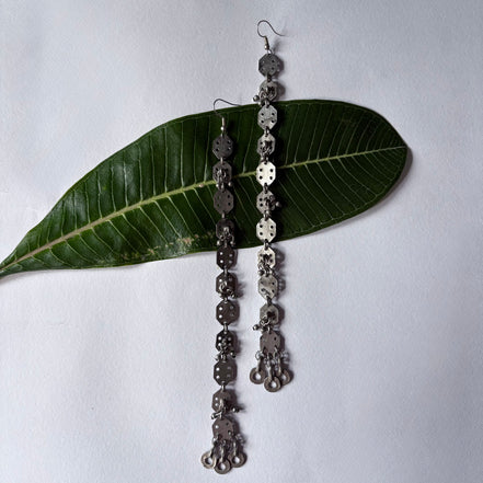 Oversized Crater Dot Earrings