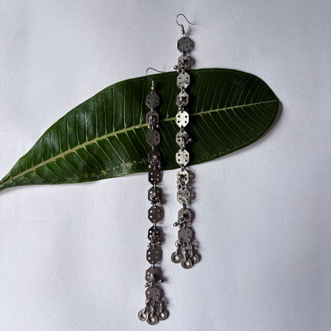 Oversized Crater Dot Earrings