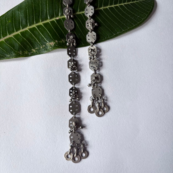 Oversized Crater Dot Earrings