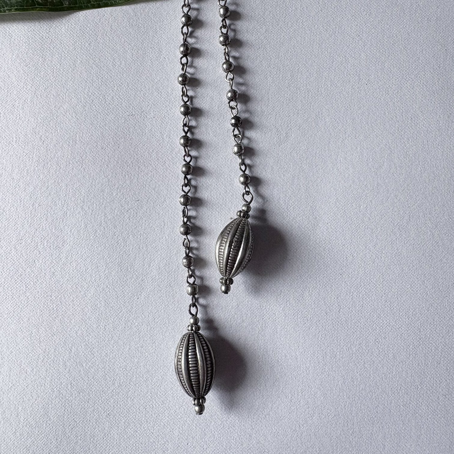 Oversized Bead Drop Earrings