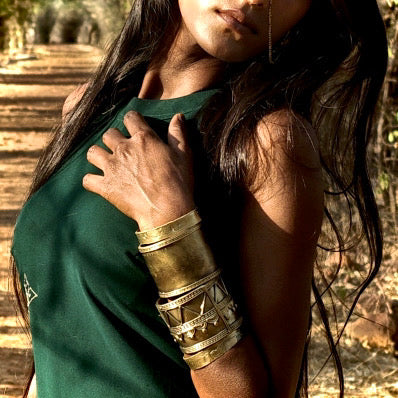 Bindu Brass Bangle
