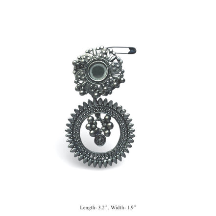 Medium Long Safety Pin Brooch