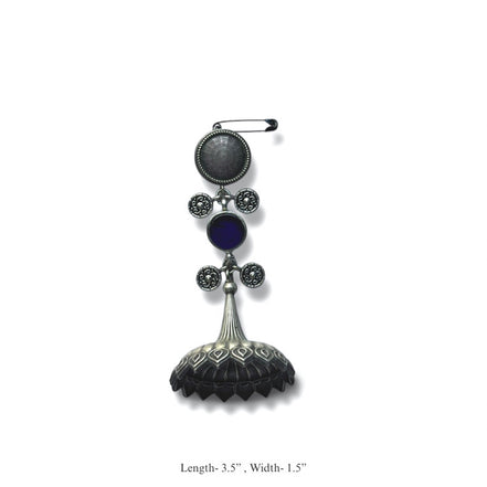 Medium Long Safety Pin Brooch