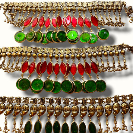 Kamal KunkuPaan Chinchpeti Necklace