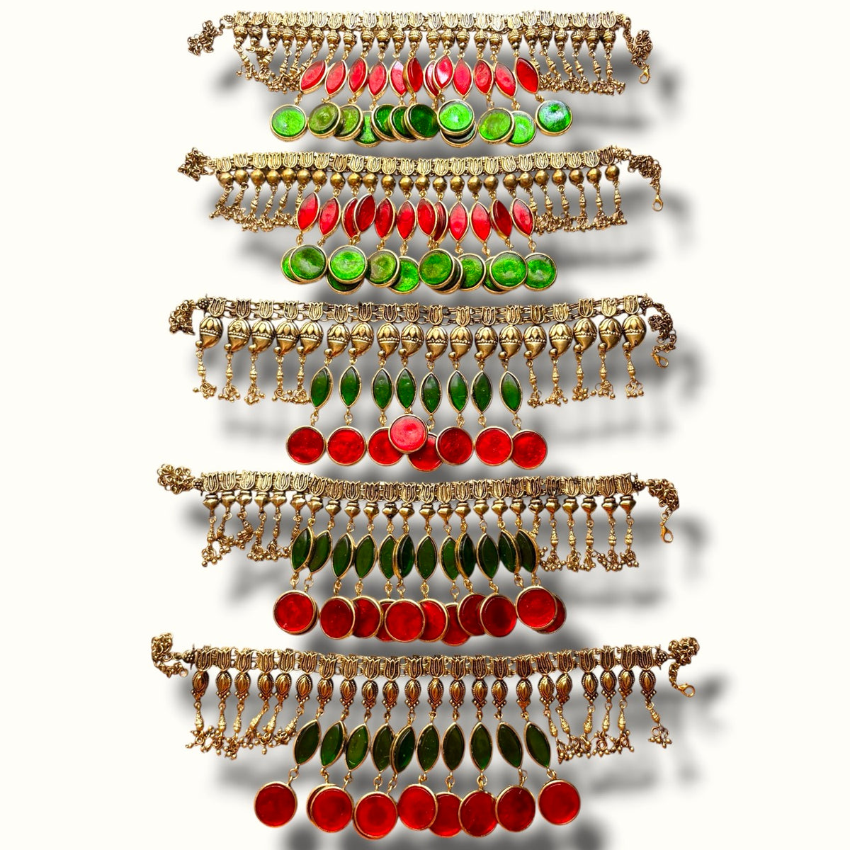 Kamal KunkuPaan Chinchpeti Necklace