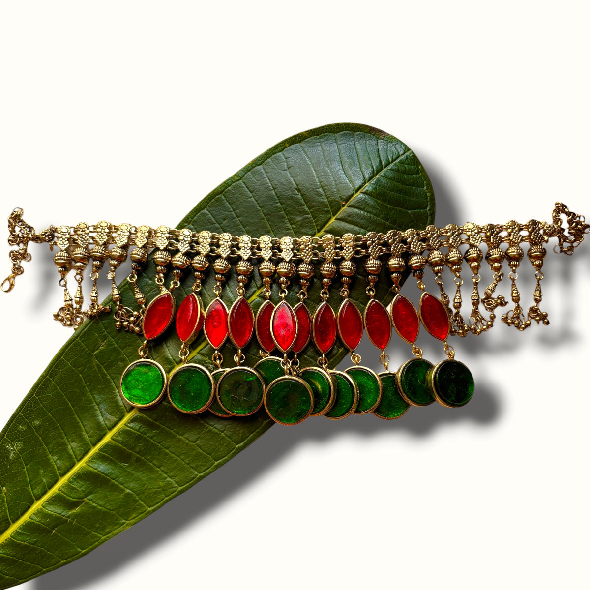 Aadya KunkuPaan Chinchpeti Necklace