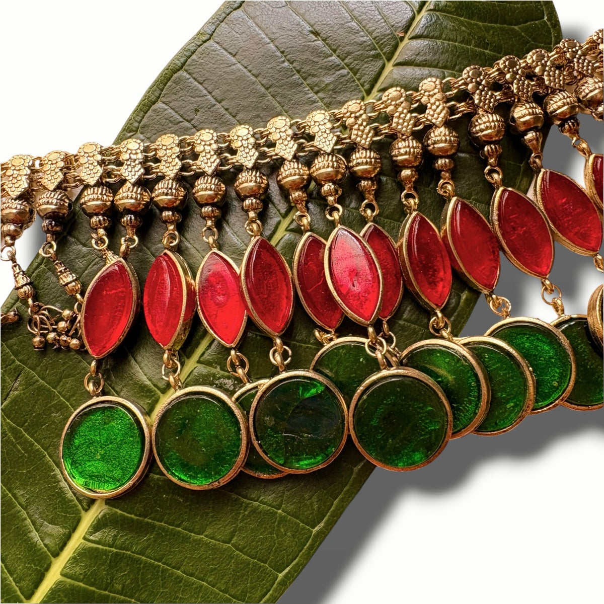 Aadya KunkuPaan Chinchpeti Necklace