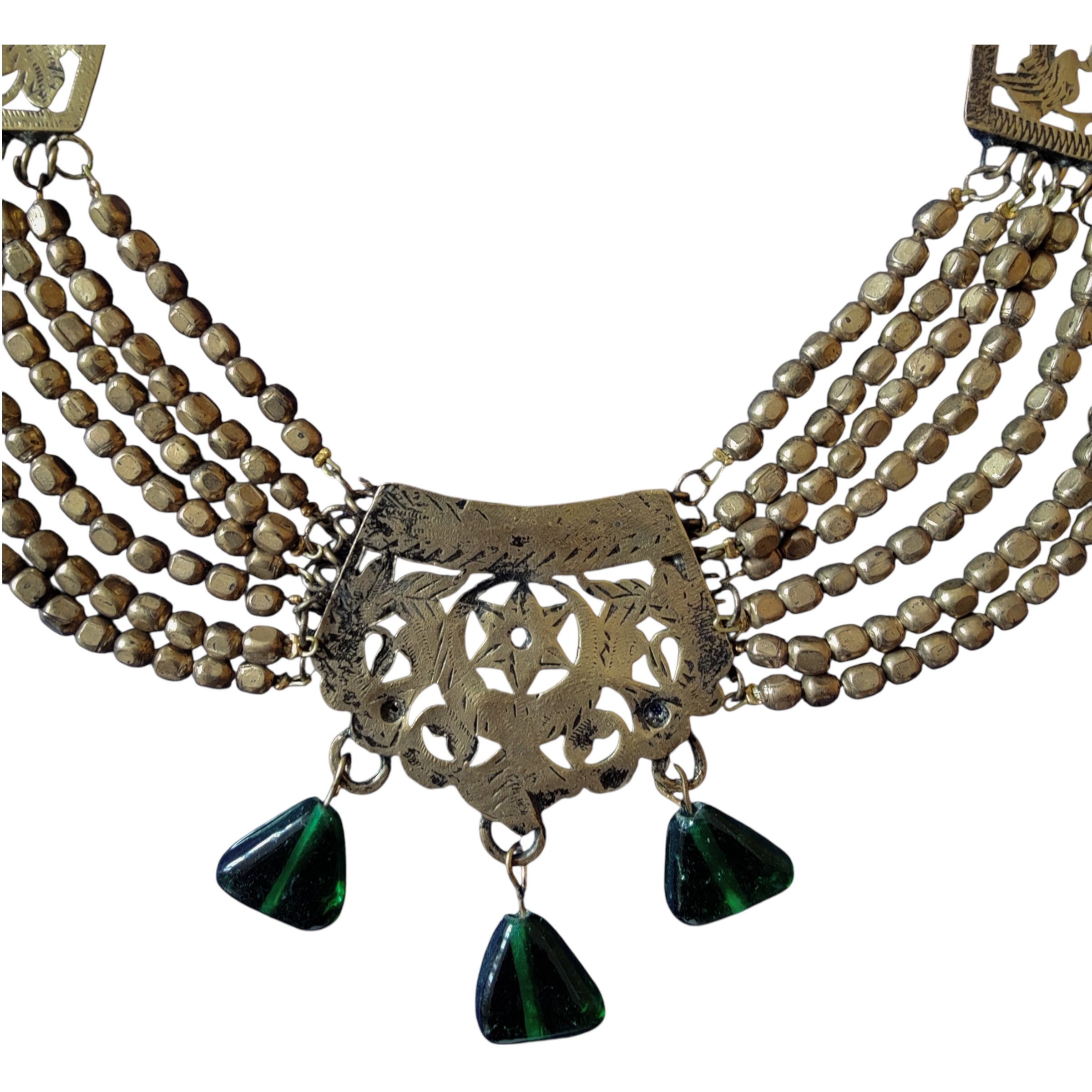 Carved Bead Necklace