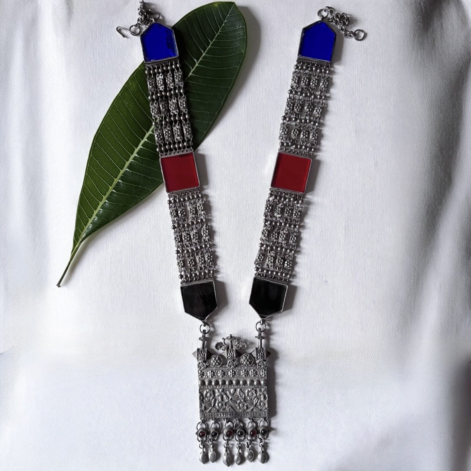 Jaiselmeri Glasswork Haar Necklace