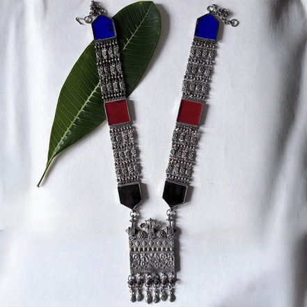 Jaiselmeri Glasswork Haar Necklace