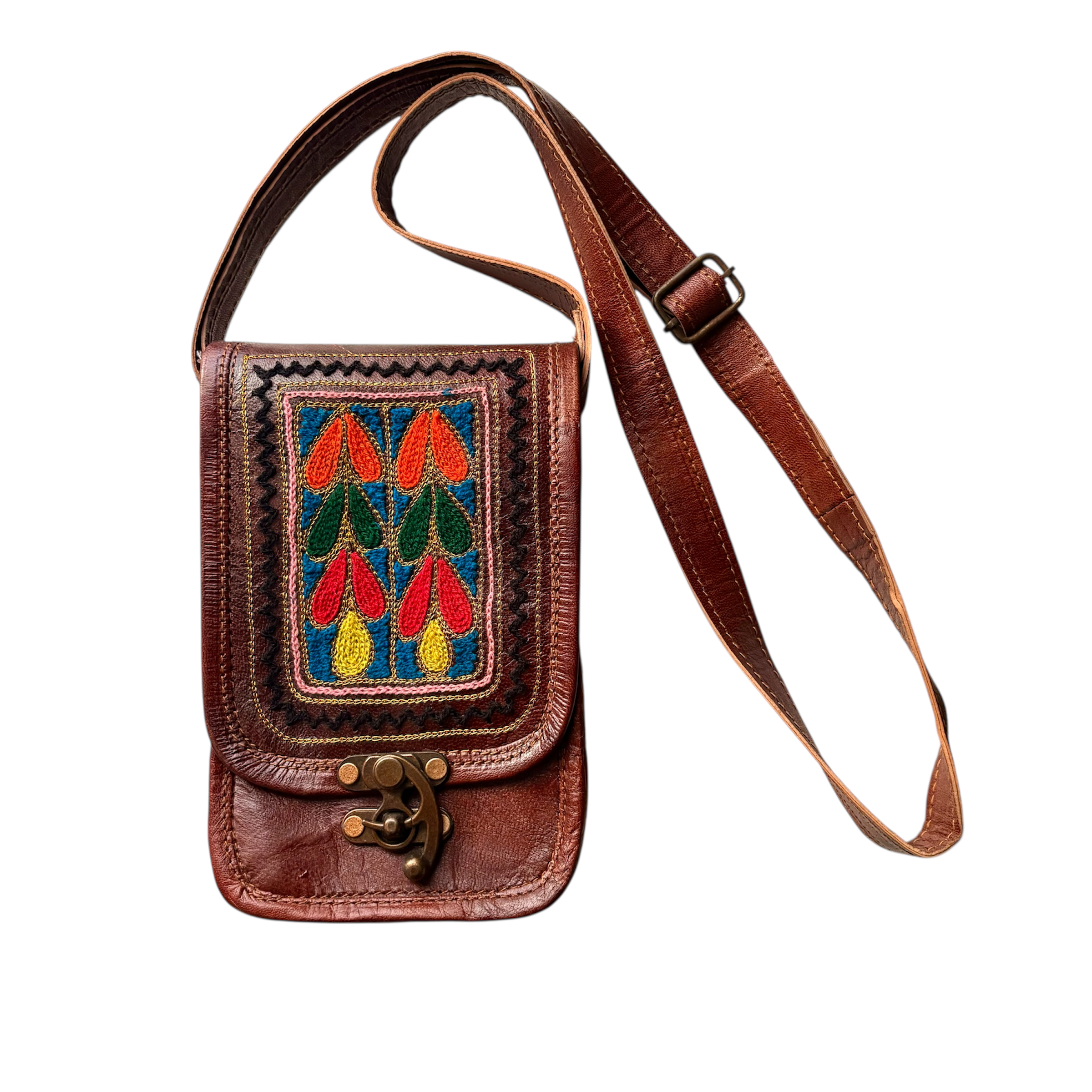 Leather Embroidered Bag2