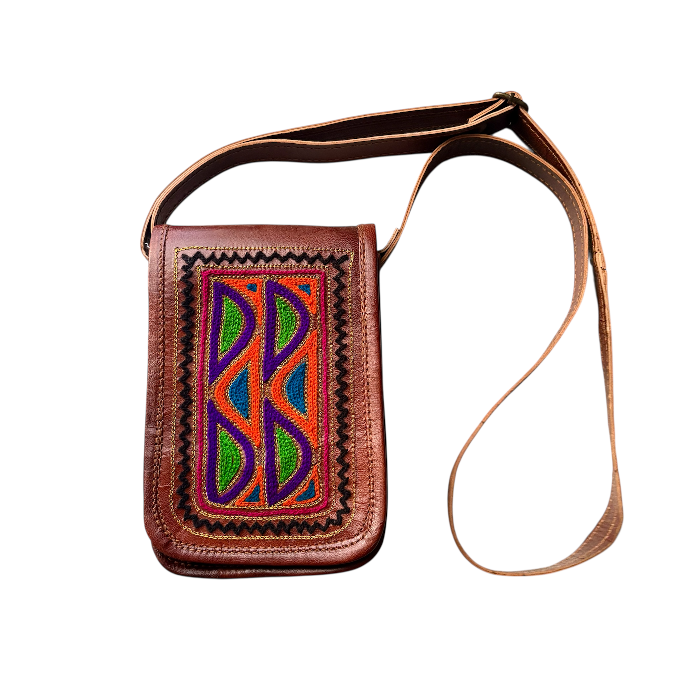 Leather Embroidered Bag7