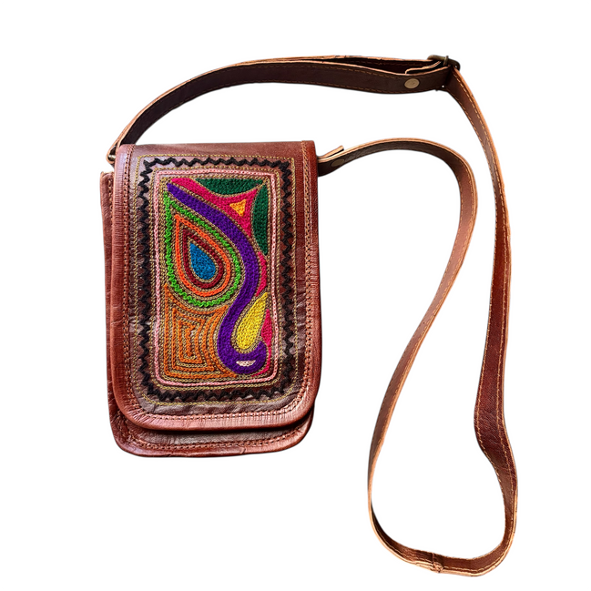 Leather Embroidered Bag11