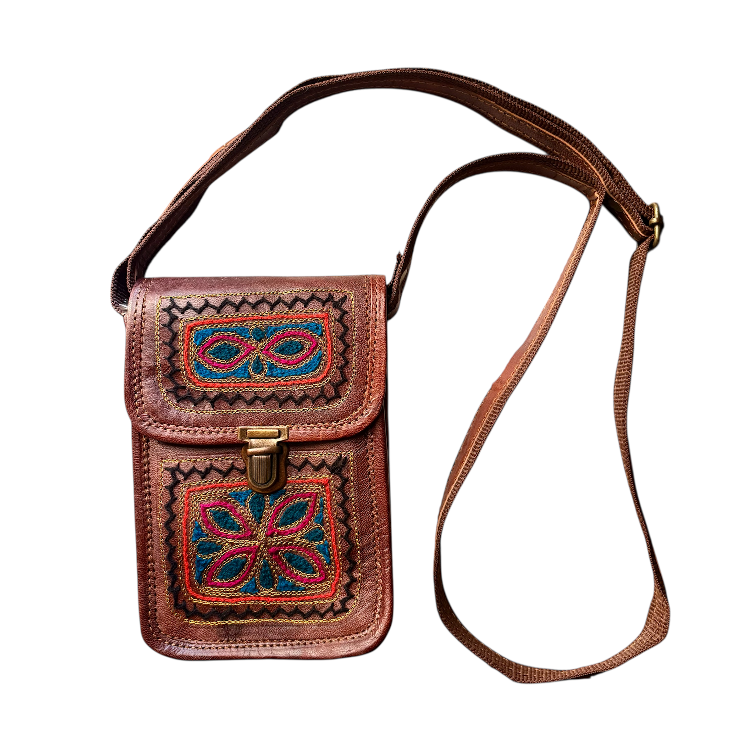 Leather Embroidered Bag12