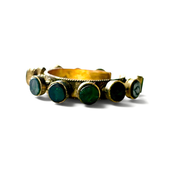 Embossed Glass Cuff