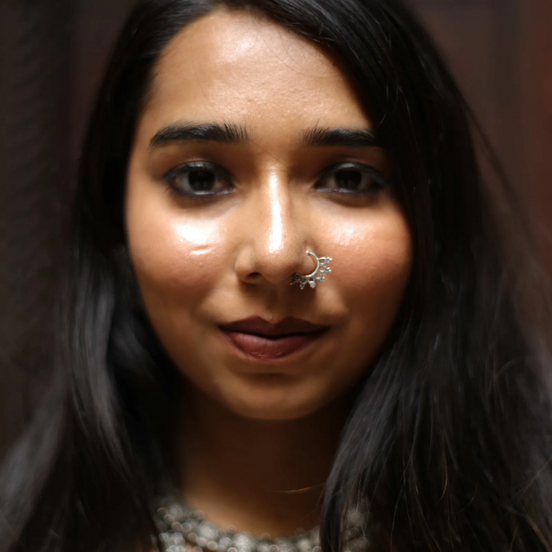 Drop Flower Septum Ring