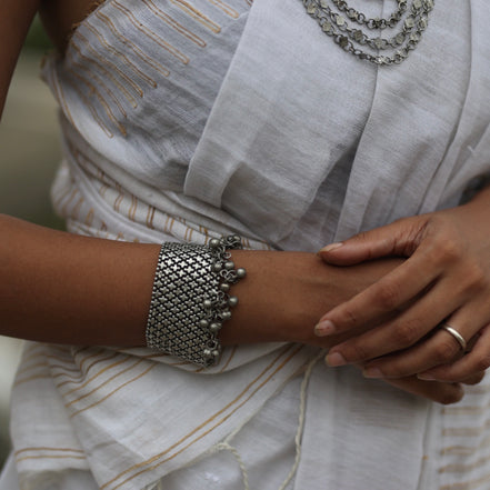 Silver Studded Bracelet