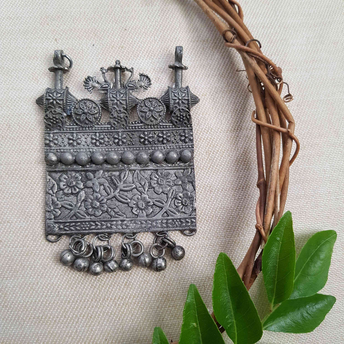 peacock garden pendant image 0