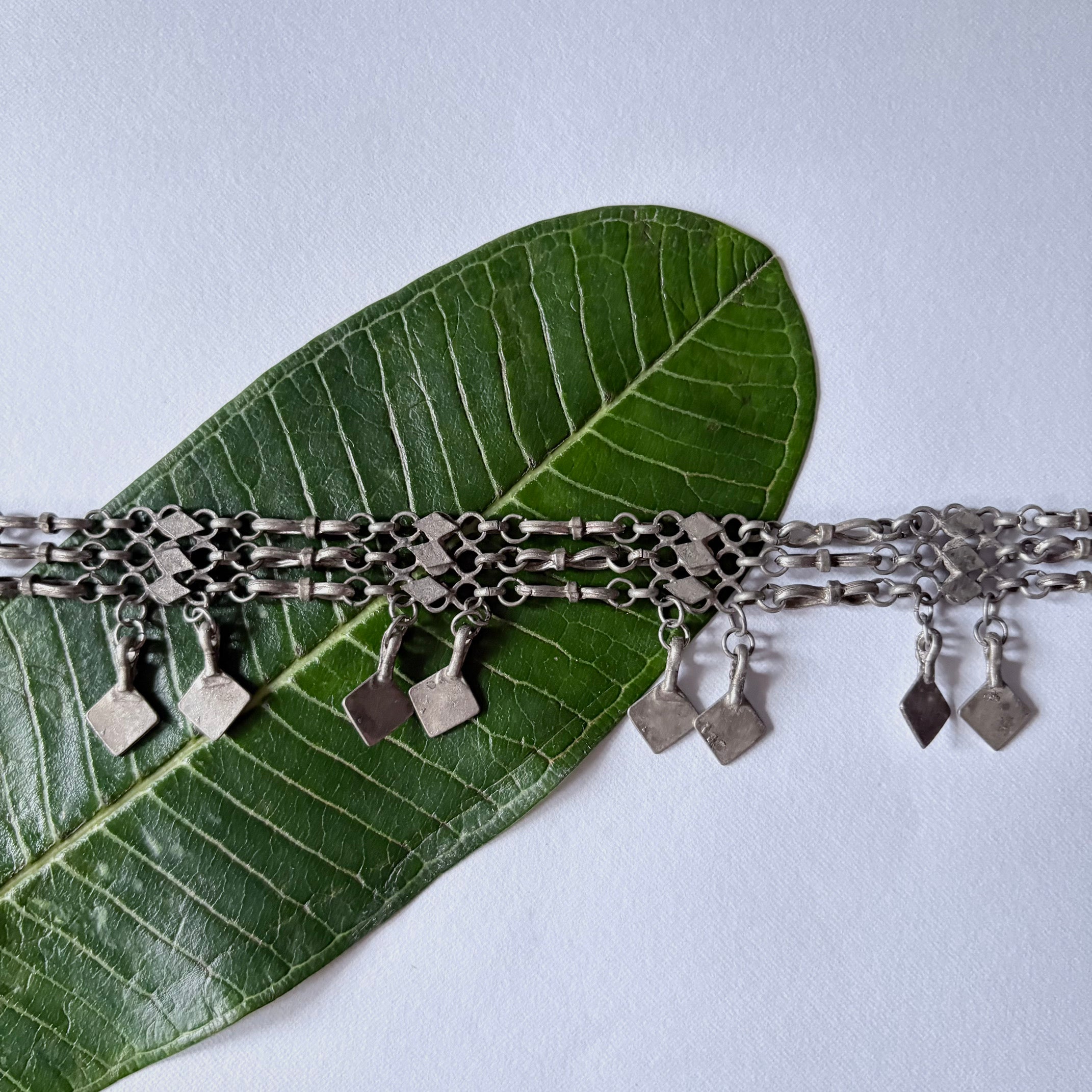 Silver Diamond Choker Necklace