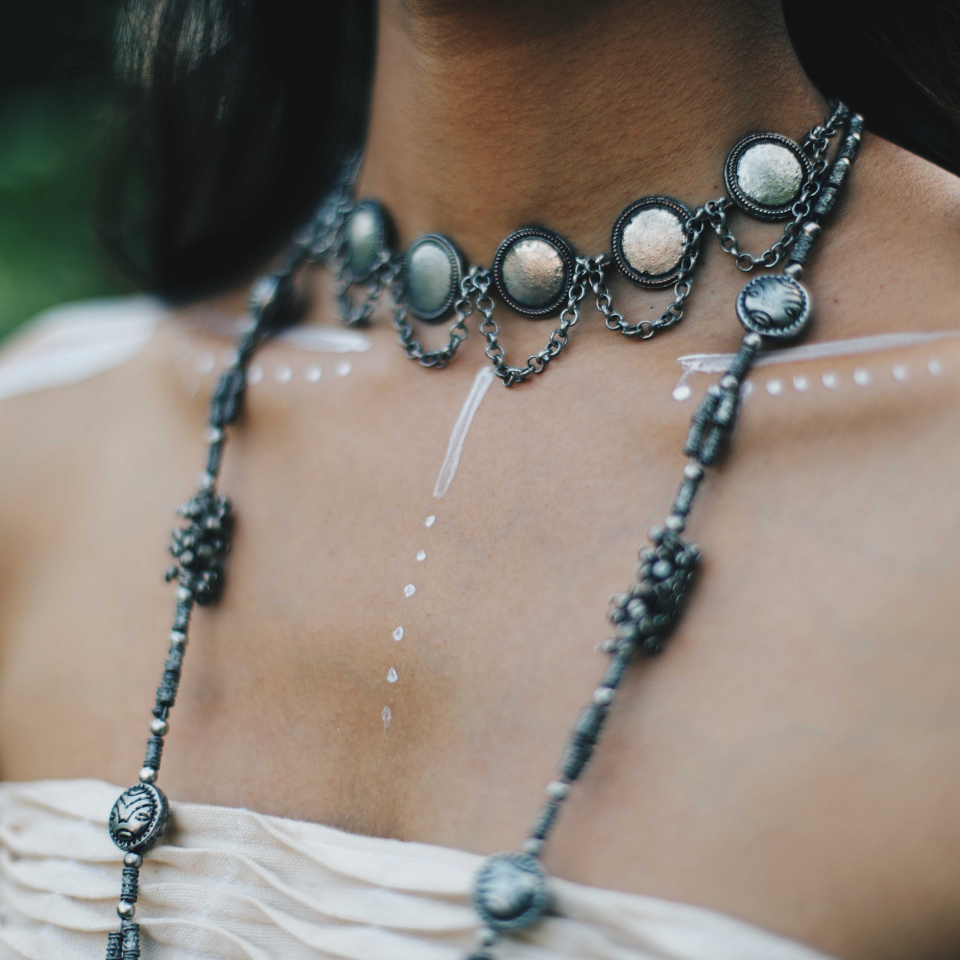 Plain & Silver Necklace image 2