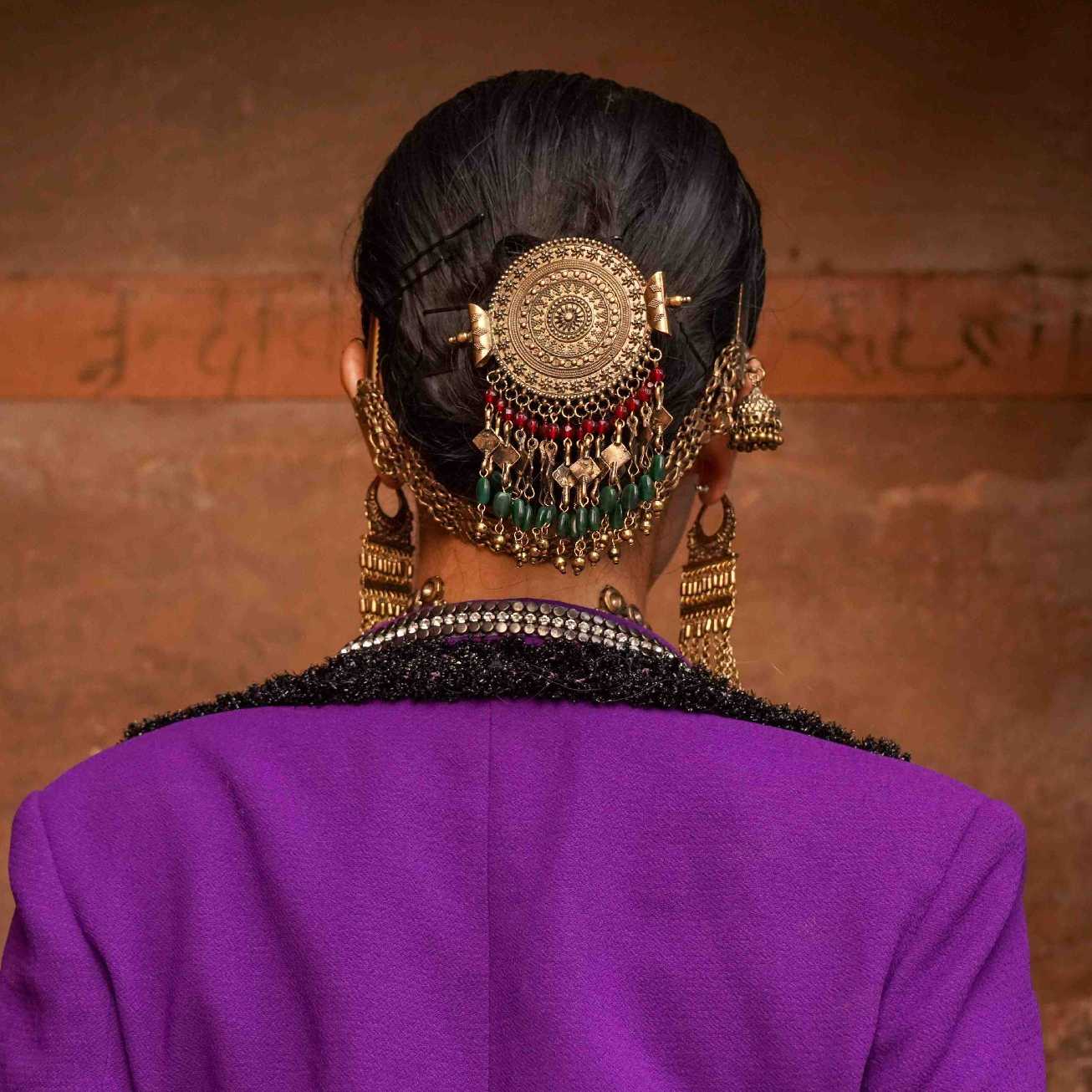 Chakra Bead Tassel Hain Pin image 2