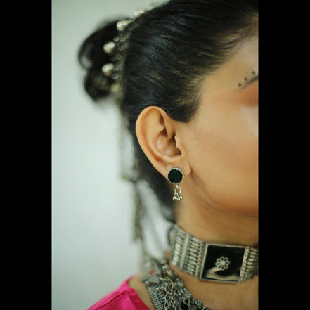 Glass Raindrop Studs image 1