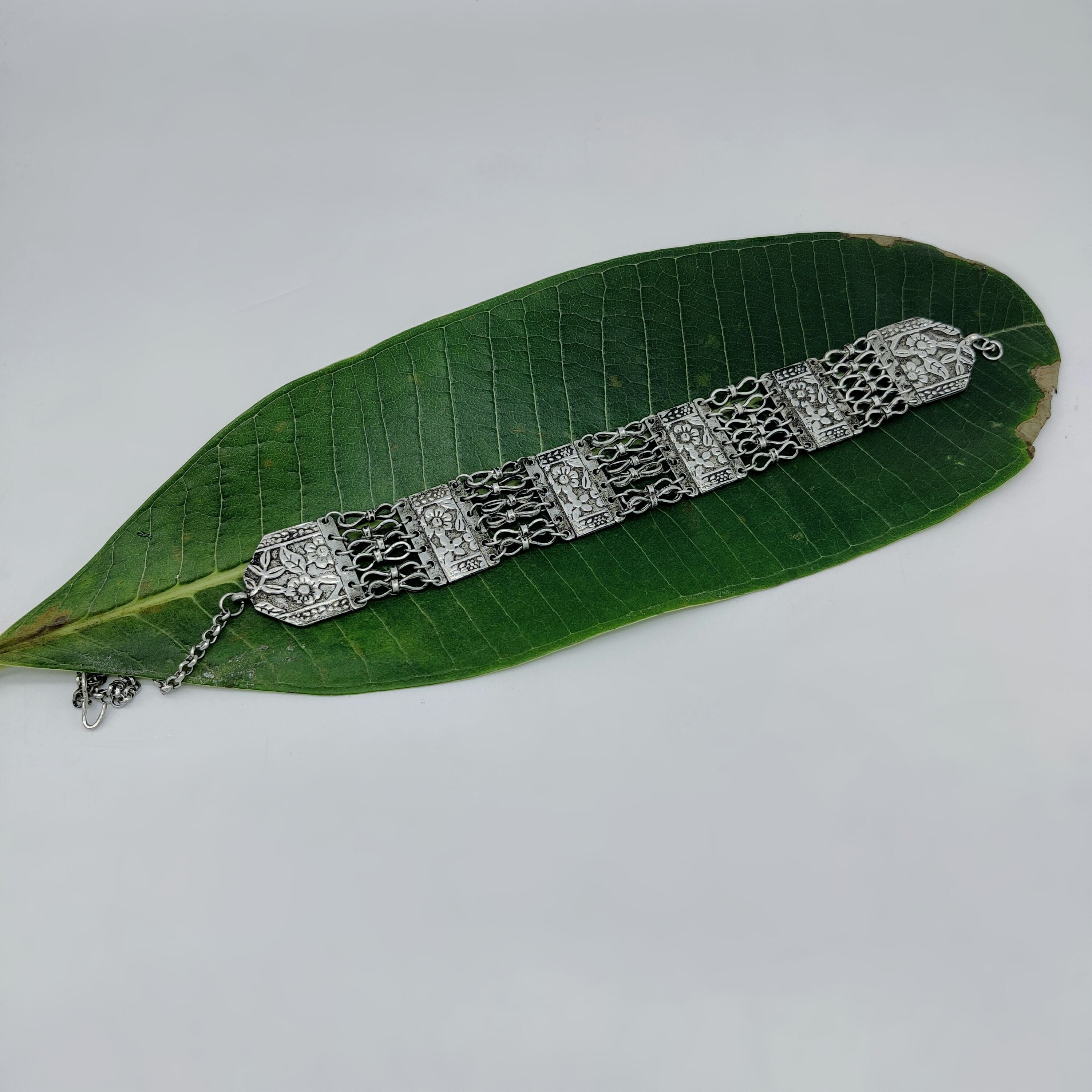 Afghani Chain Choker Necklace image 0