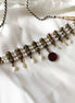 Gold Pearl Choker Necklace image 0