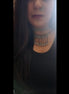Pearl Line Choker Necklace