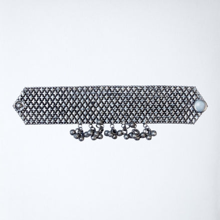 Silver Studded Bracelet