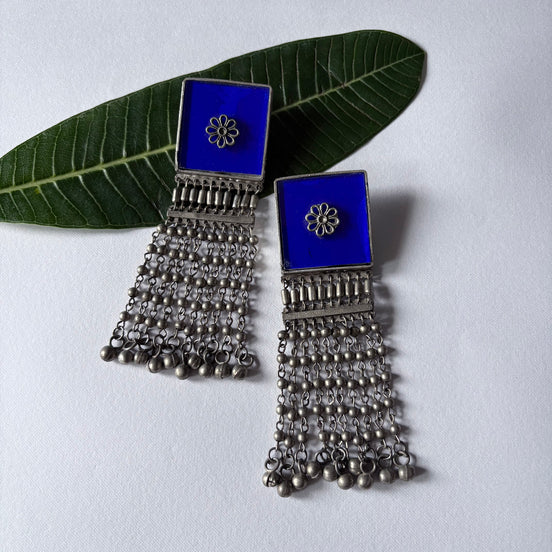 Oversized Choras Glass Earrings