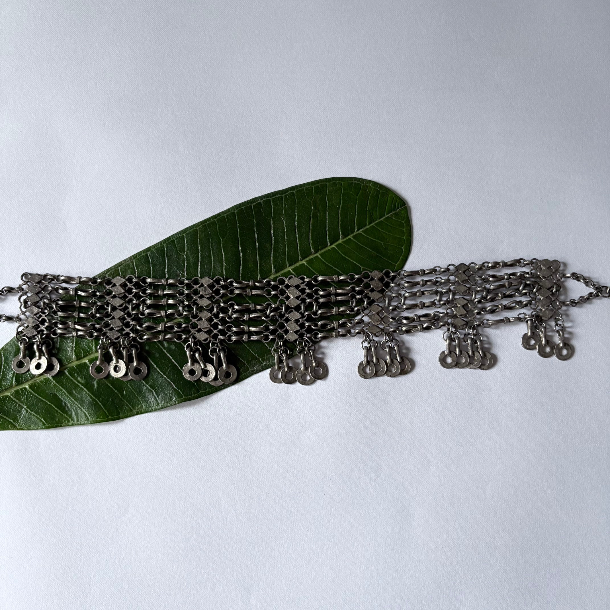 Silver Diamond Choker Necklace