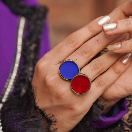 Glass Circle Ring image 3