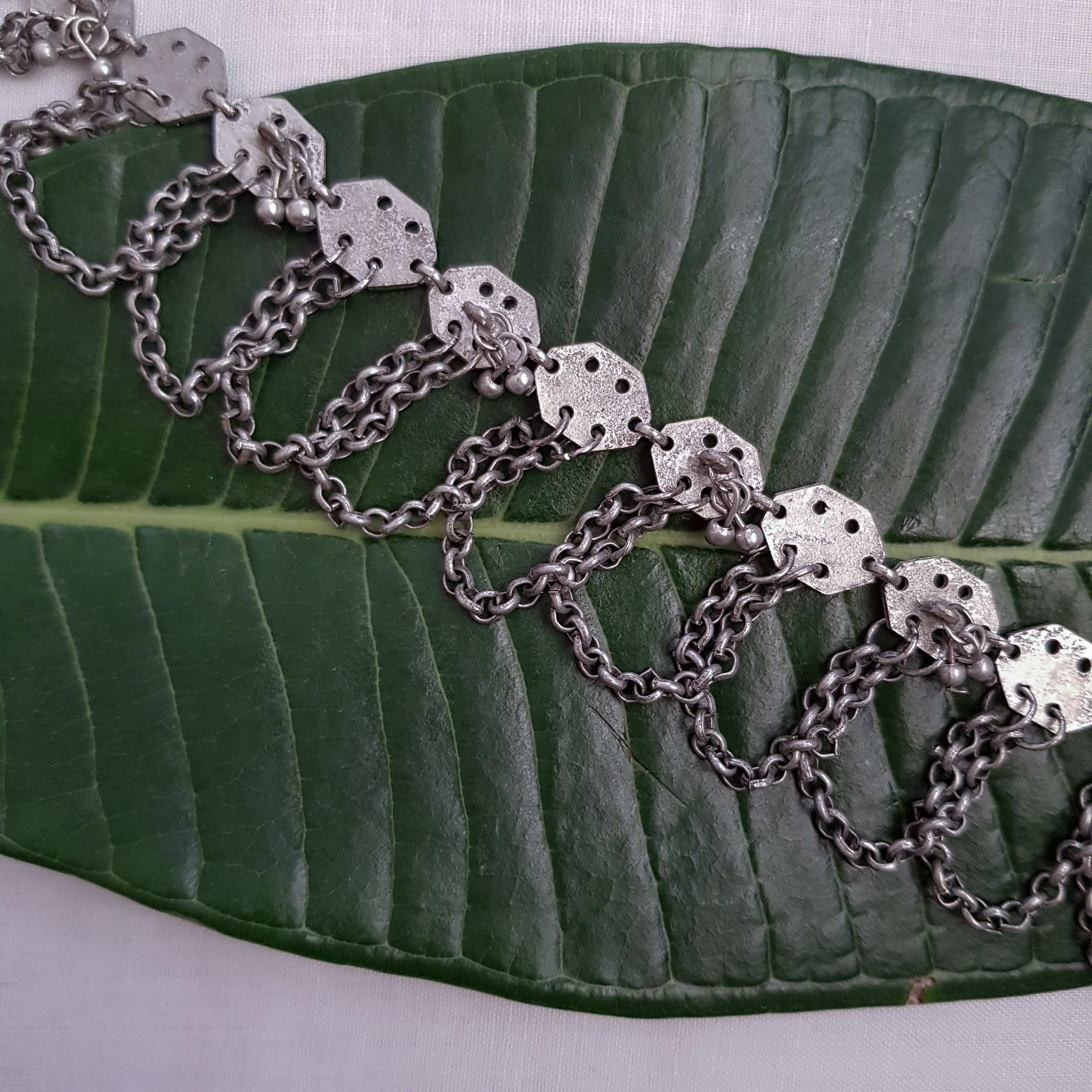 Hexa Layered Anklet image 1
