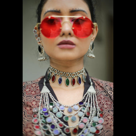 Glass Leaf Choker image 1