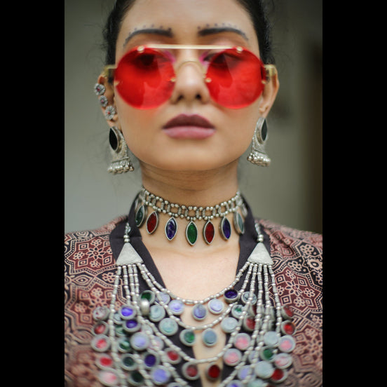 Glass Leaf Choker image 1