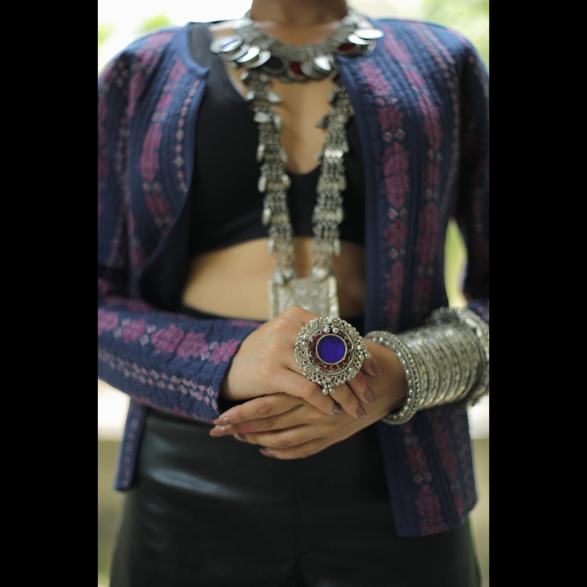 Oversized Glasswork Ring