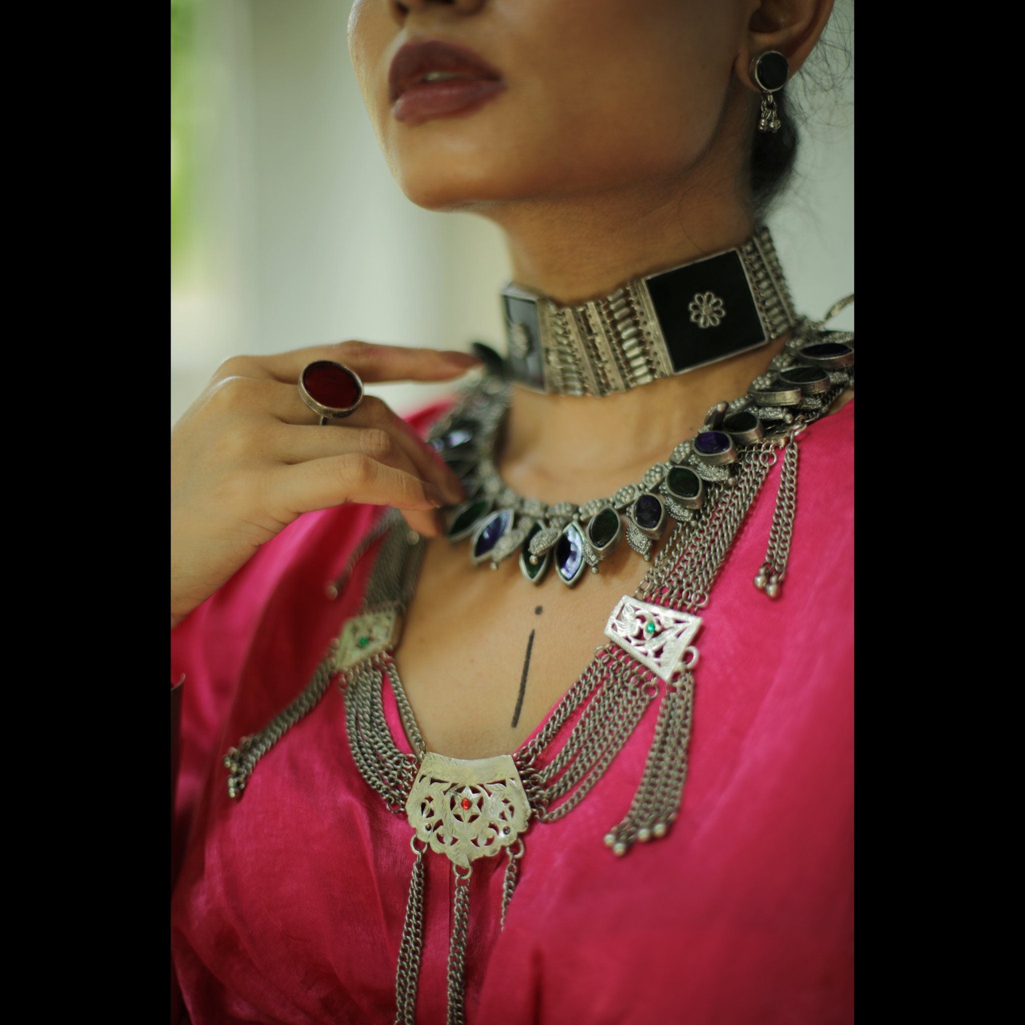 Turkmen Carved Necklace