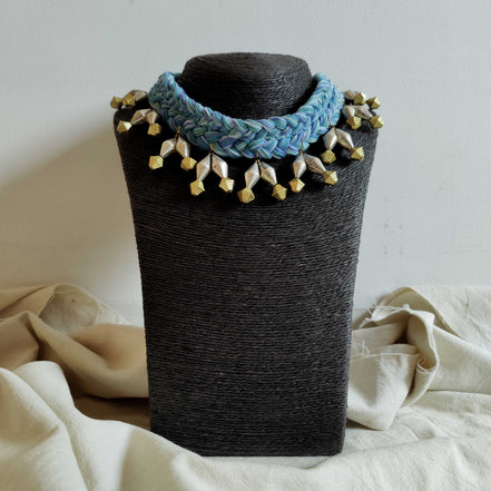 Embellished Thread Choker Necklace