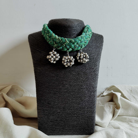 Embellished Thread Choker Necklace