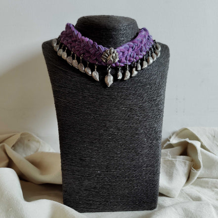 Embellished Thread Choker Necklace
