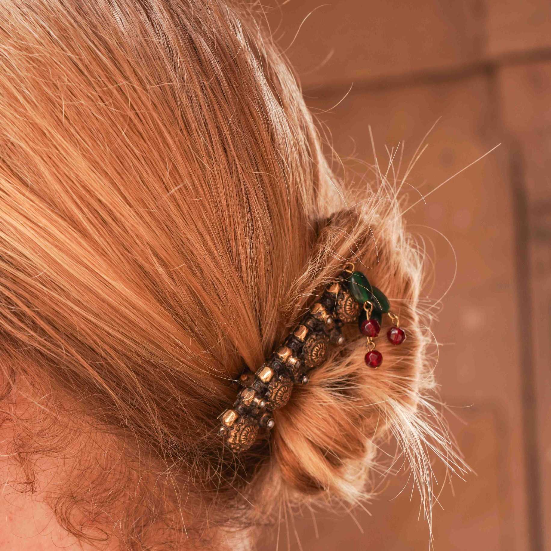 Rajawadi Bead Hair Pin