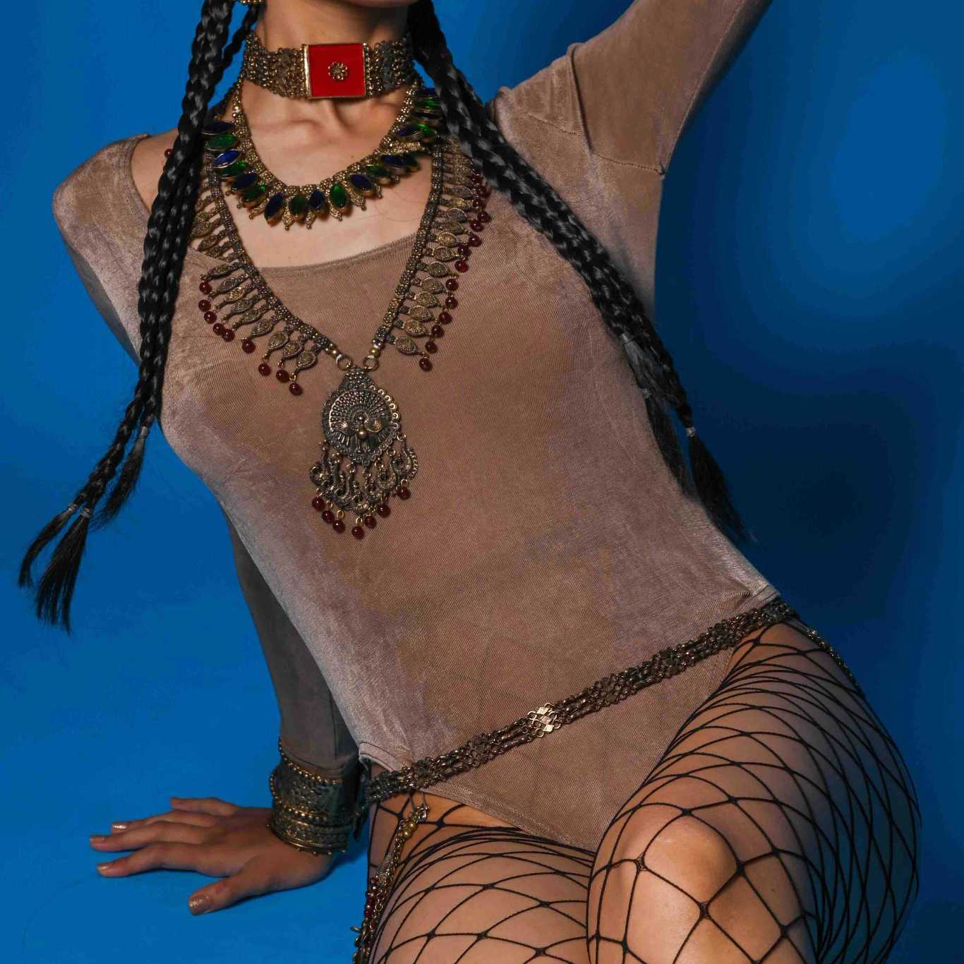 Gold Diamond Waist Belt