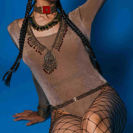 Gold Diamond Waist Belt