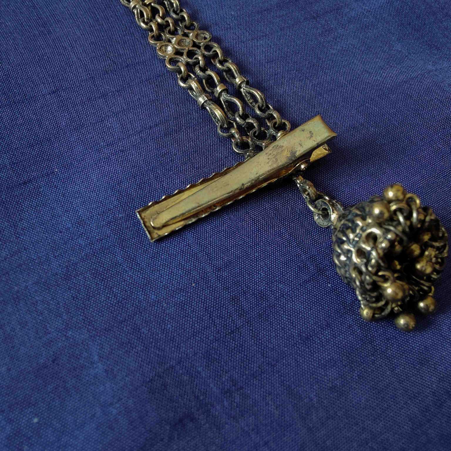 Gold Bead with Jhumkha Hair Pin